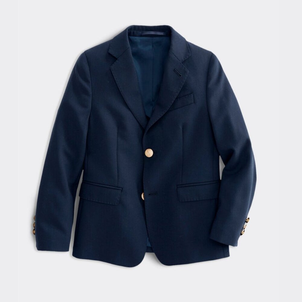 Vineyard Vines Kids' Boathouse Performance Wool Blazer - Picture 2 of 5